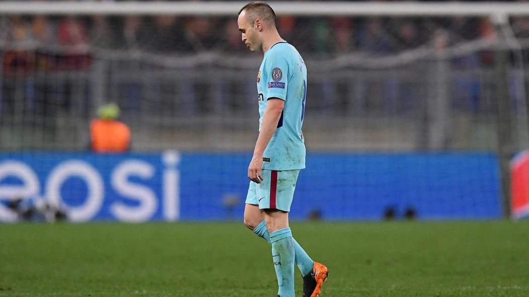 Iniesta - ultimo partido de champions